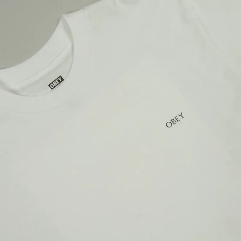 OBEY Peace Dove Blue T-Shirt - White-1